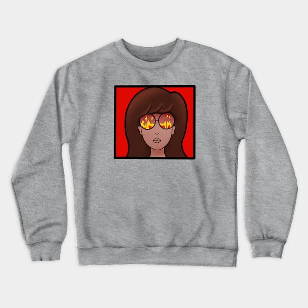 the world is in fire Crewneck Sweatshirt by PinkAlienCreations